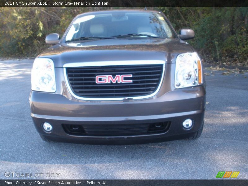 Storm Gray Metallic / Light Tan 2011 GMC Yukon XL SLT