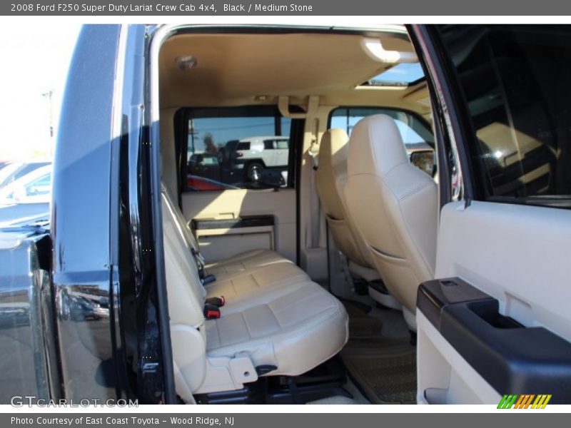 Black / Medium Stone 2008 Ford F250 Super Duty Lariat Crew Cab 4x4