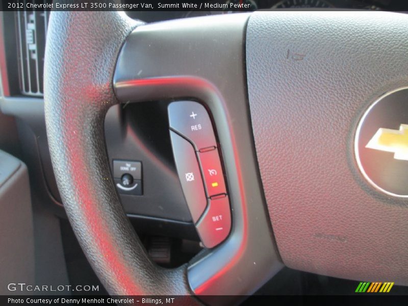 Summit White / Medium Pewter 2012 Chevrolet Express LT 3500 Passenger Van