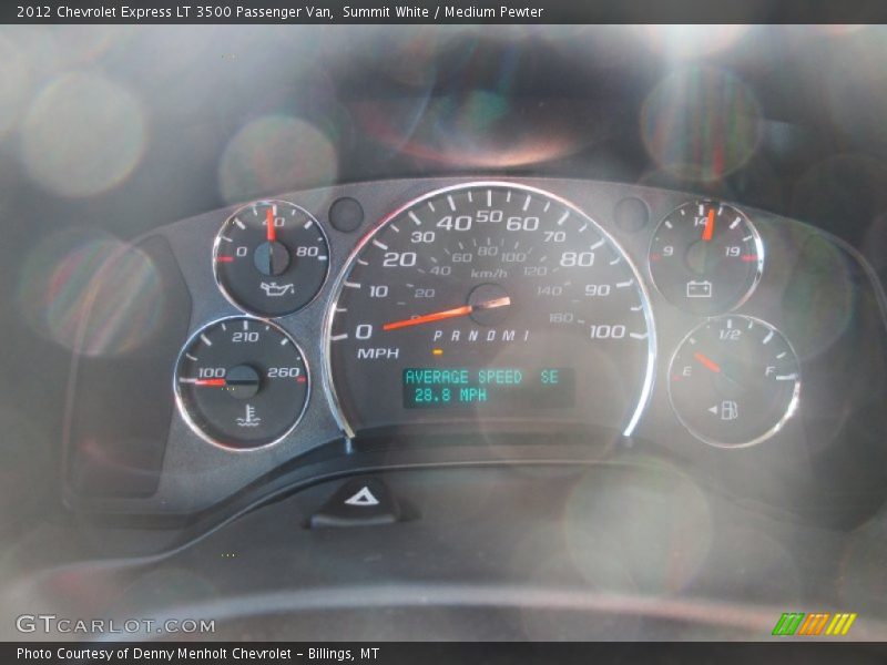 Summit White / Medium Pewter 2012 Chevrolet Express LT 3500 Passenger Van