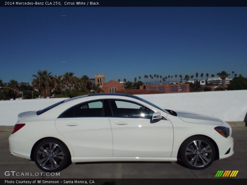 Cirrus White / Black 2014 Mercedes-Benz CLA 250