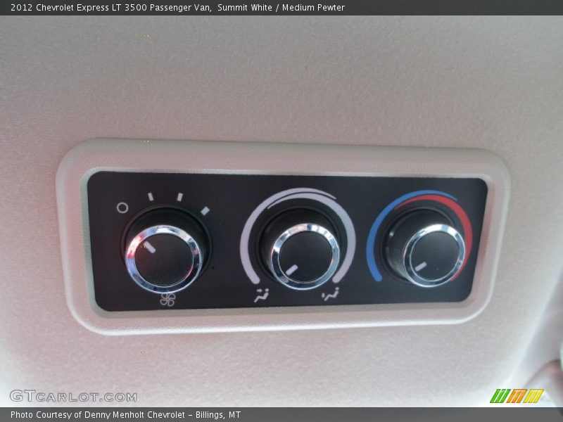 Summit White / Medium Pewter 2012 Chevrolet Express LT 3500 Passenger Van