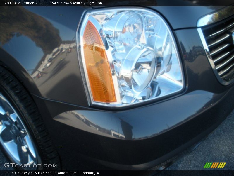 Storm Gray Metallic / Light Tan 2011 GMC Yukon XL SLT