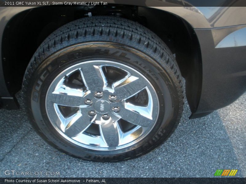Storm Gray Metallic / Light Tan 2011 GMC Yukon XL SLT