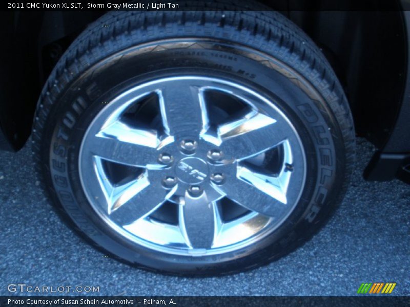 Storm Gray Metallic / Light Tan 2011 GMC Yukon XL SLT