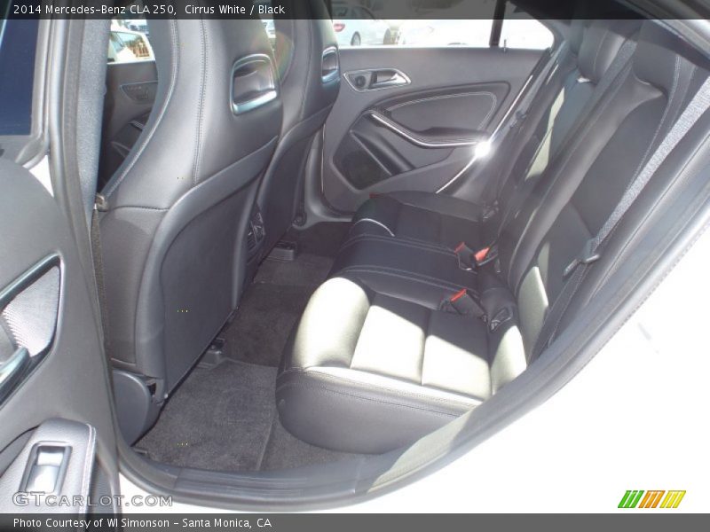Cirrus White / Black 2014 Mercedes-Benz CLA 250