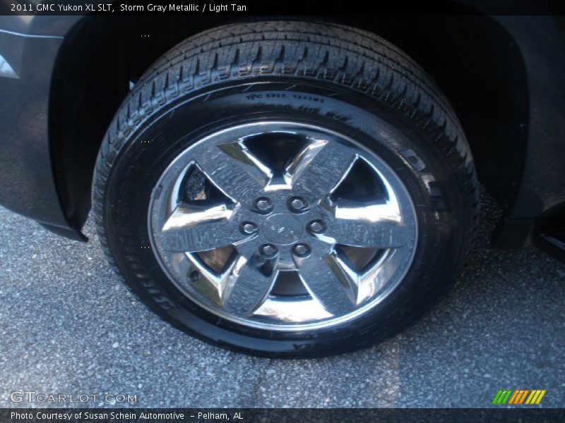 Storm Gray Metallic / Light Tan 2011 GMC Yukon XL SLT