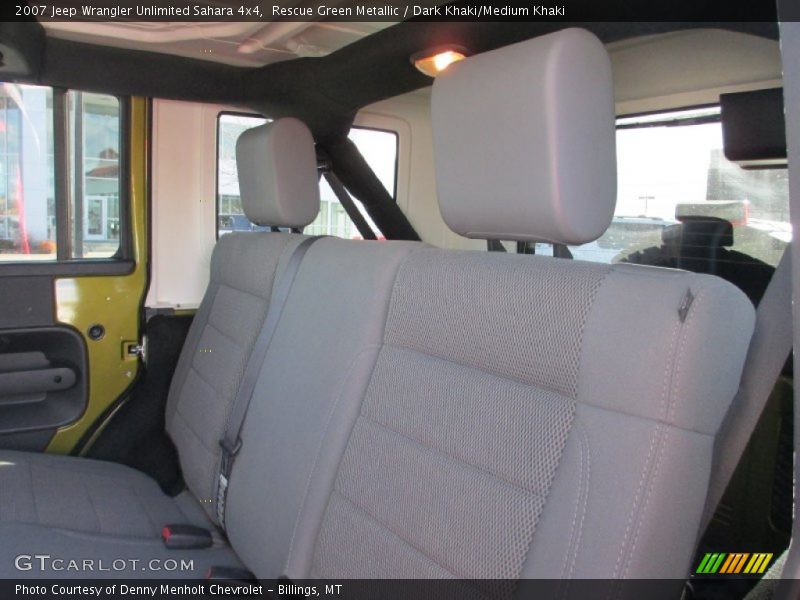 Rescue Green Metallic / Dark Khaki/Medium Khaki 2007 Jeep Wrangler Unlimited Sahara 4x4