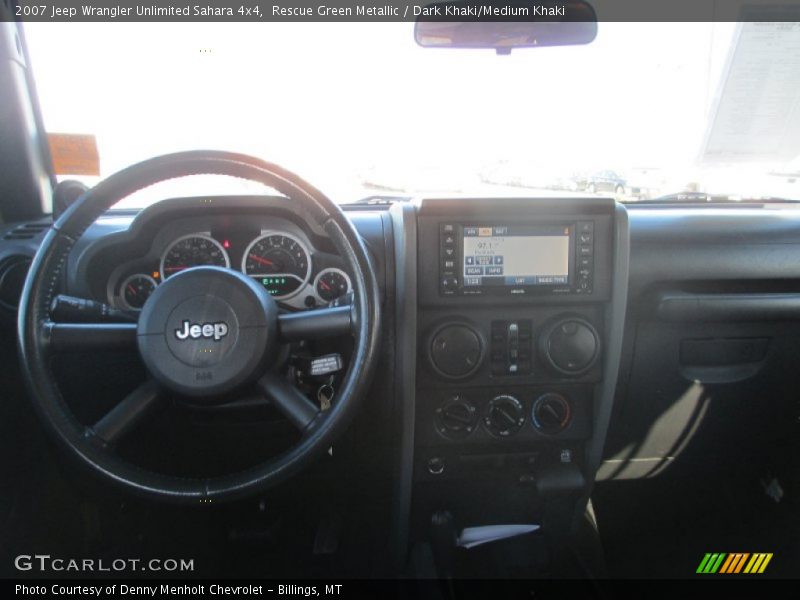 Rescue Green Metallic / Dark Khaki/Medium Khaki 2007 Jeep Wrangler Unlimited Sahara 4x4