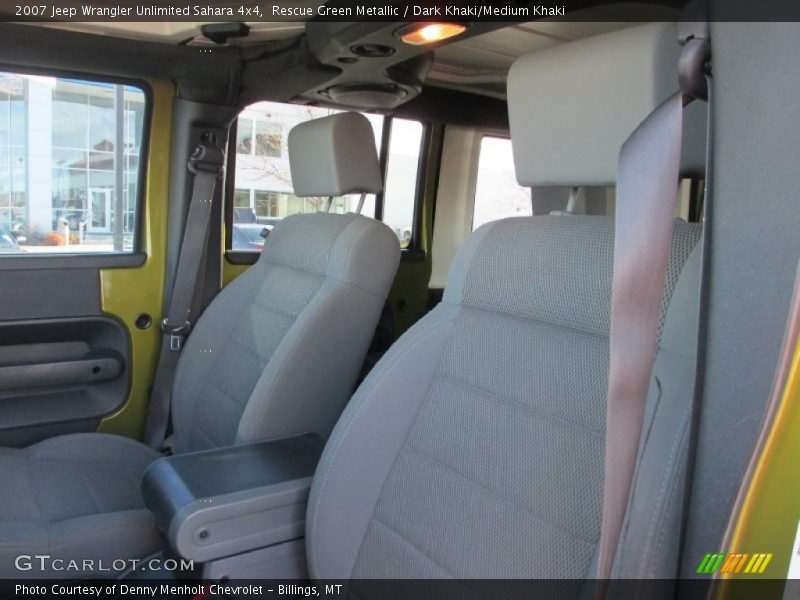 Rescue Green Metallic / Dark Khaki/Medium Khaki 2007 Jeep Wrangler Unlimited Sahara 4x4