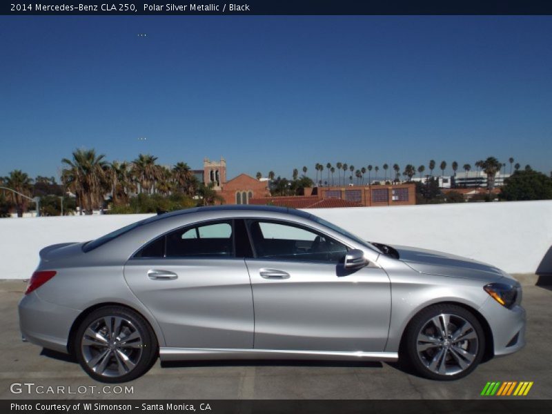 Polar Silver Metallic / Black 2014 Mercedes-Benz CLA 250