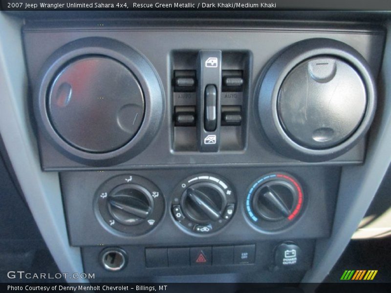 Rescue Green Metallic / Dark Khaki/Medium Khaki 2007 Jeep Wrangler Unlimited Sahara 4x4