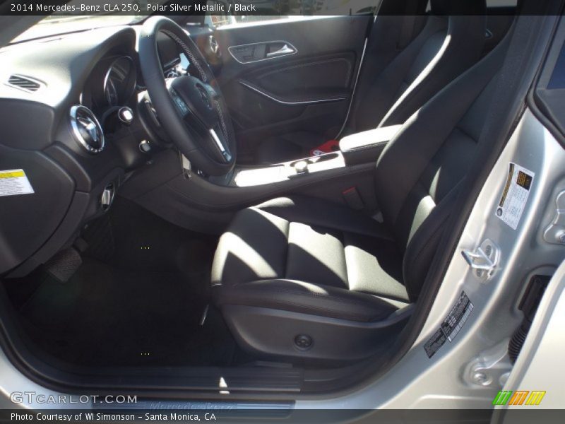 Polar Silver Metallic / Black 2014 Mercedes-Benz CLA 250