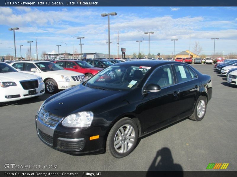 Black / Titan Black 2010 Volkswagen Jetta TDI Sedan