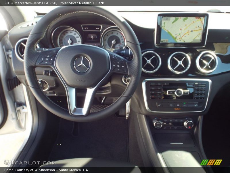 Polar Silver Metallic / Black 2014 Mercedes-Benz CLA 250