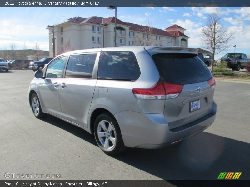 Silver Sky Metallic / Light Gray 2012 Toyota Sienna