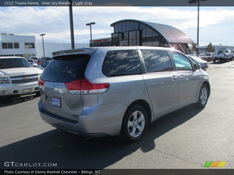 Silver Sky Metallic / Light Gray 2012 Toyota Sienna