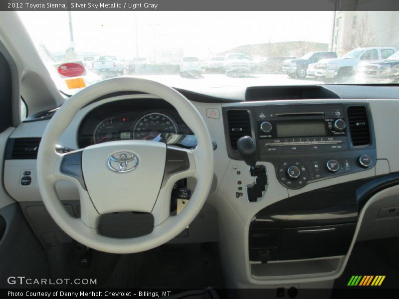 Silver Sky Metallic / Light Gray 2012 Toyota Sienna