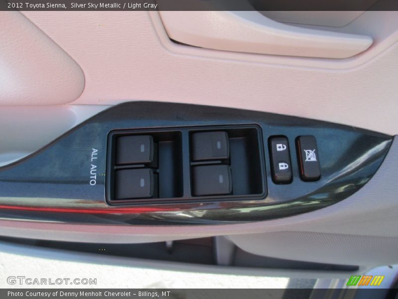 Silver Sky Metallic / Light Gray 2012 Toyota Sienna