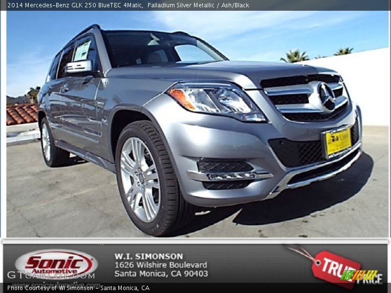 Palladium Silver Metallic / Ash/Black 2014 Mercedes-Benz GLK 250 BlueTEC 4Matic