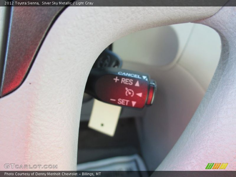 Silver Sky Metallic / Light Gray 2012 Toyota Sienna