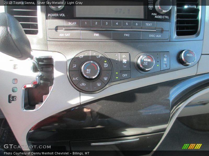 Silver Sky Metallic / Light Gray 2012 Toyota Sienna