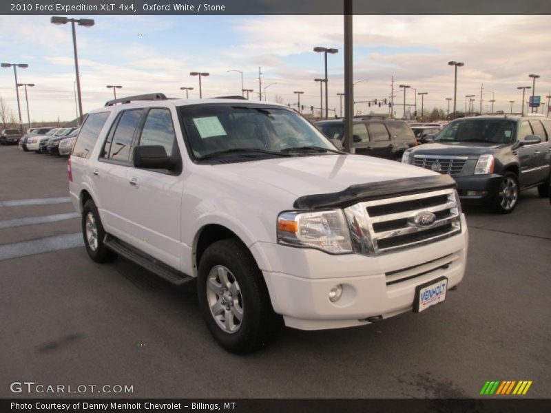 Oxford White / Stone 2010 Ford Expedition XLT 4x4