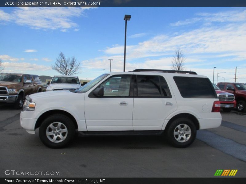 Oxford White / Stone 2010 Ford Expedition XLT 4x4