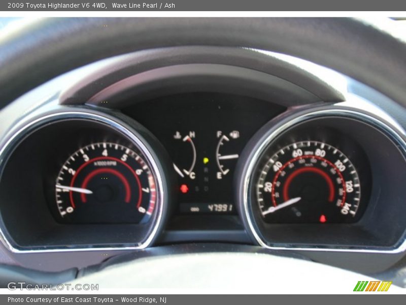 Wave Line Pearl / Ash 2009 Toyota Highlander V6 4WD