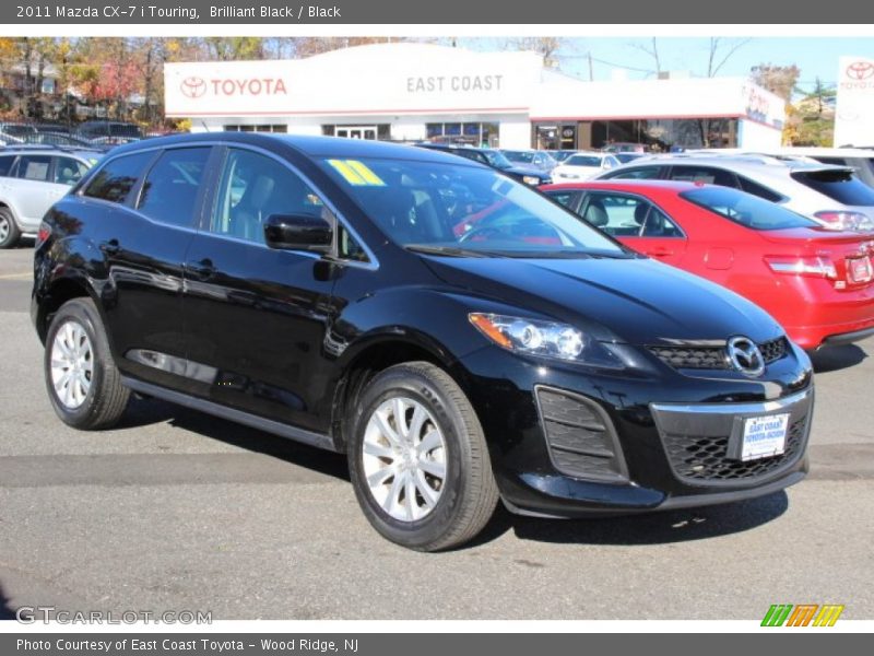Brilliant Black / Black 2011 Mazda CX-7 i Touring