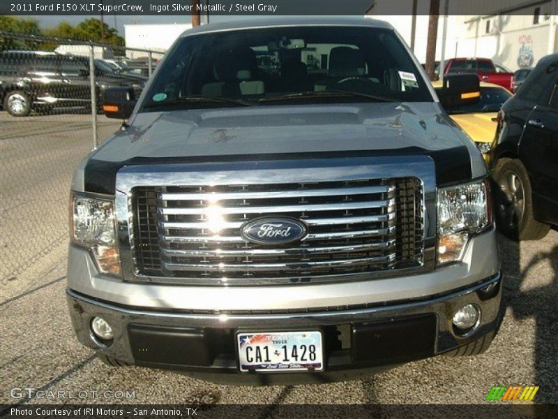 Ingot Silver Metallic / Steel Gray 2011 Ford F150 XLT SuperCrew