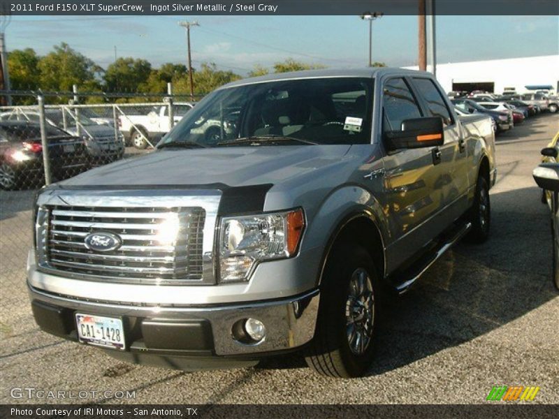 Ingot Silver Metallic / Steel Gray 2011 Ford F150 XLT SuperCrew