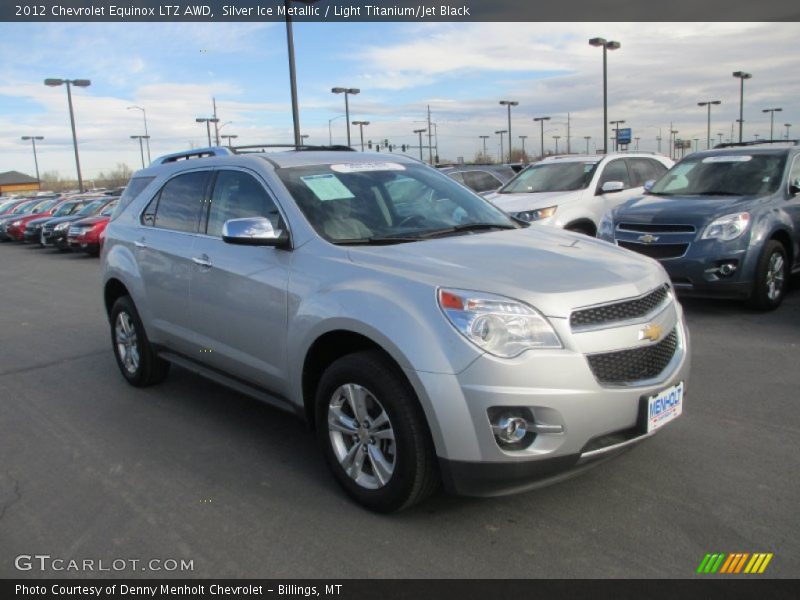 Silver Ice Metallic / Light Titanium/Jet Black 2012 Chevrolet Equinox LTZ AWD