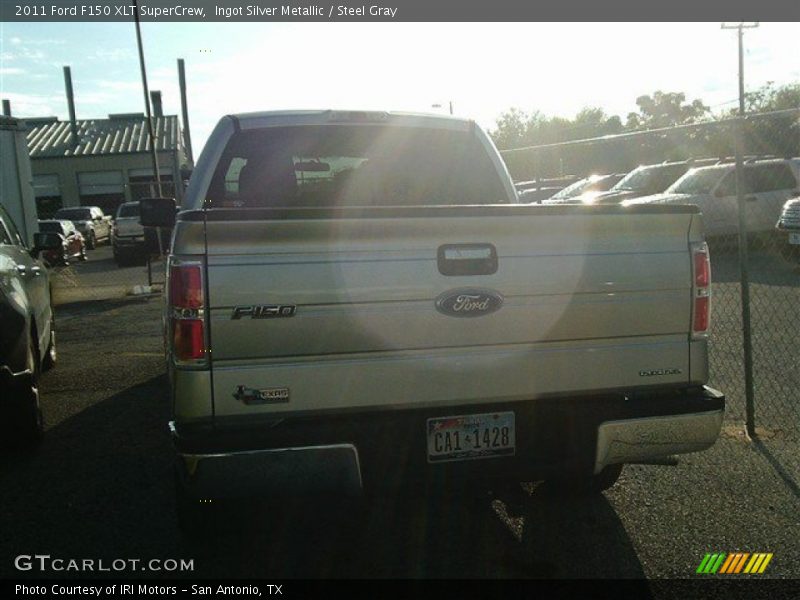 Ingot Silver Metallic / Steel Gray 2011 Ford F150 XLT SuperCrew