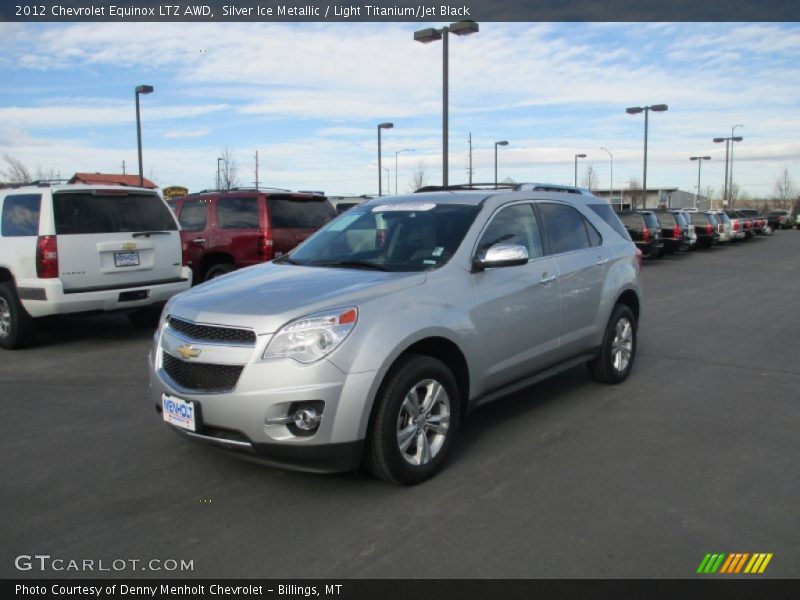 Silver Ice Metallic / Light Titanium/Jet Black 2012 Chevrolet Equinox LTZ AWD