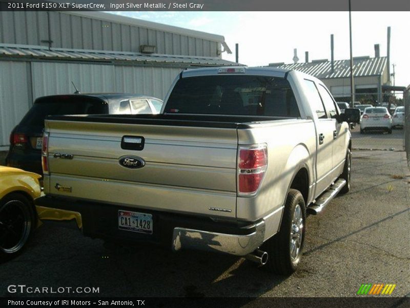 Ingot Silver Metallic / Steel Gray 2011 Ford F150 XLT SuperCrew