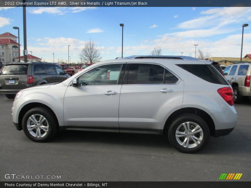Silver Ice Metallic / Light Titanium/Jet Black 2012 Chevrolet Equinox LTZ AWD