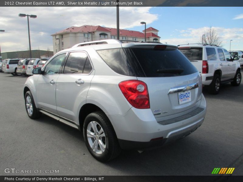Silver Ice Metallic / Light Titanium/Jet Black 2012 Chevrolet Equinox LTZ AWD