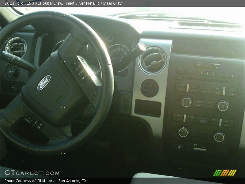 Ingot Silver Metallic / Steel Gray 2011 Ford F150 XLT SuperCrew
