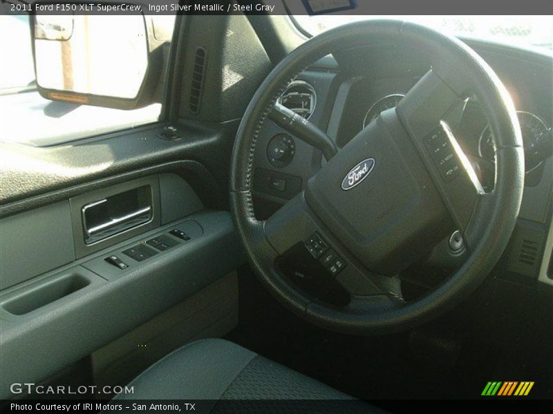 Ingot Silver Metallic / Steel Gray 2011 Ford F150 XLT SuperCrew