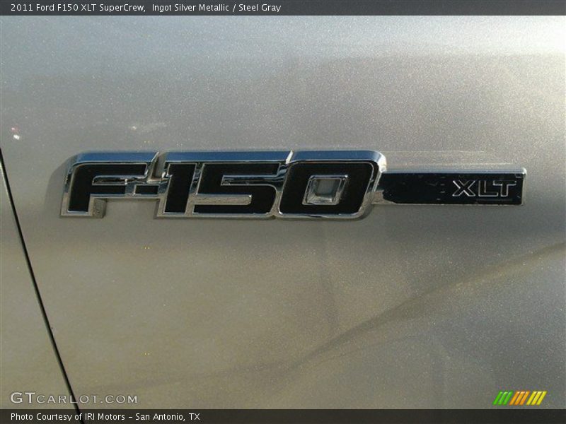 Ingot Silver Metallic / Steel Gray 2011 Ford F150 XLT SuperCrew