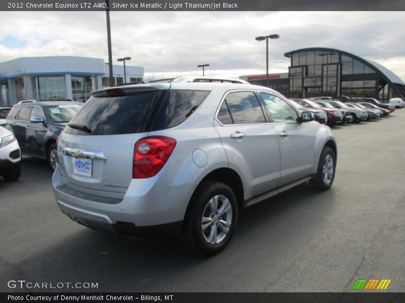 Silver Ice Metallic / Light Titanium/Jet Black 2012 Chevrolet Equinox LTZ AWD