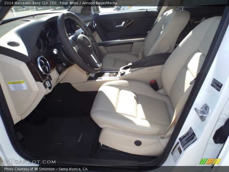 Polar White / Almond Beige/Mocha 2014 Mercedes-Benz GLK 350