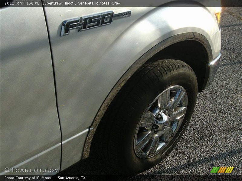 Ingot Silver Metallic / Steel Gray 2011 Ford F150 XLT SuperCrew