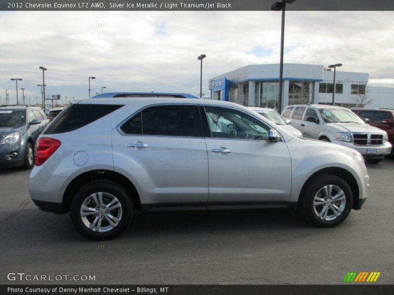 Silver Ice Metallic / Light Titanium/Jet Black 2012 Chevrolet Equinox LTZ AWD