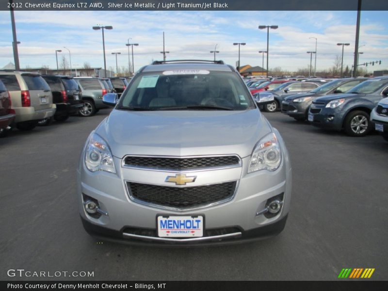 Silver Ice Metallic / Light Titanium/Jet Black 2012 Chevrolet Equinox LTZ AWD