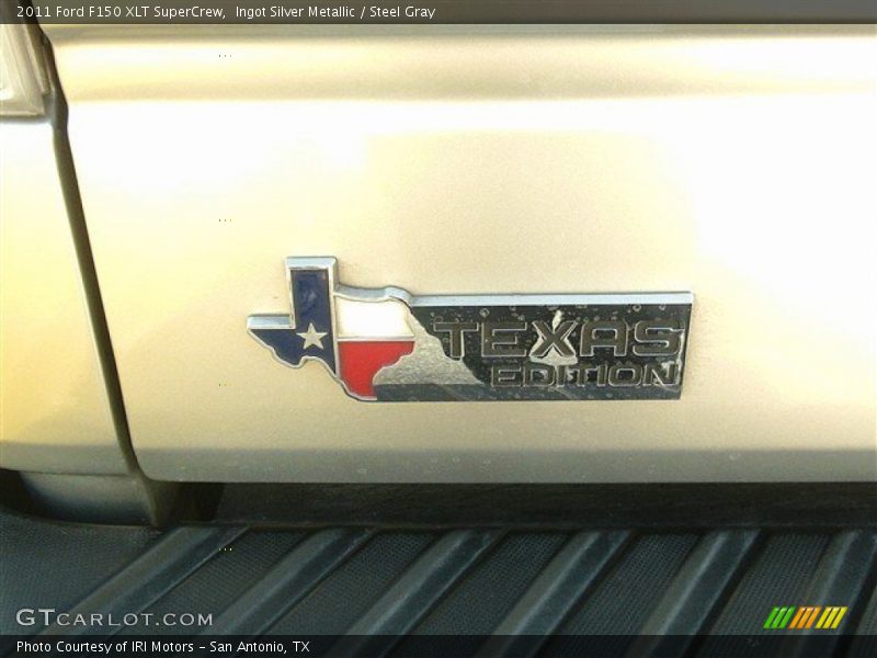 Ingot Silver Metallic / Steel Gray 2011 Ford F150 XLT SuperCrew