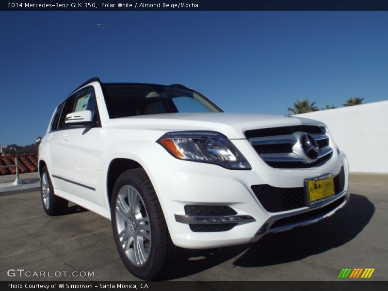 Polar White / Almond Beige/Mocha 2014 Mercedes-Benz GLK 350