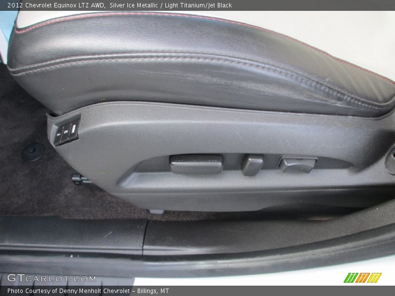 Silver Ice Metallic / Light Titanium/Jet Black 2012 Chevrolet Equinox LTZ AWD