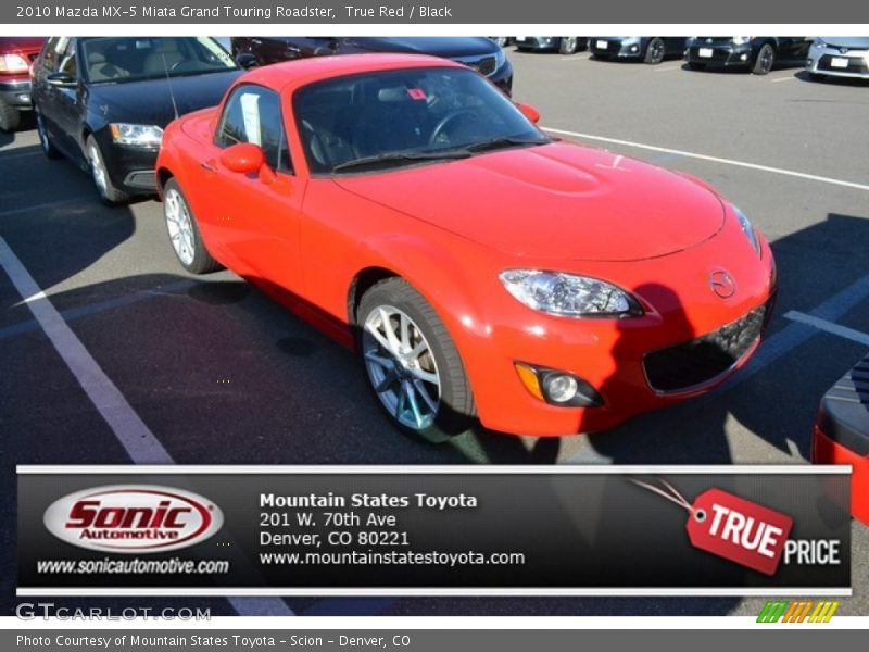 True Red / Black 2010 Mazda MX-5 Miata Grand Touring Roadster